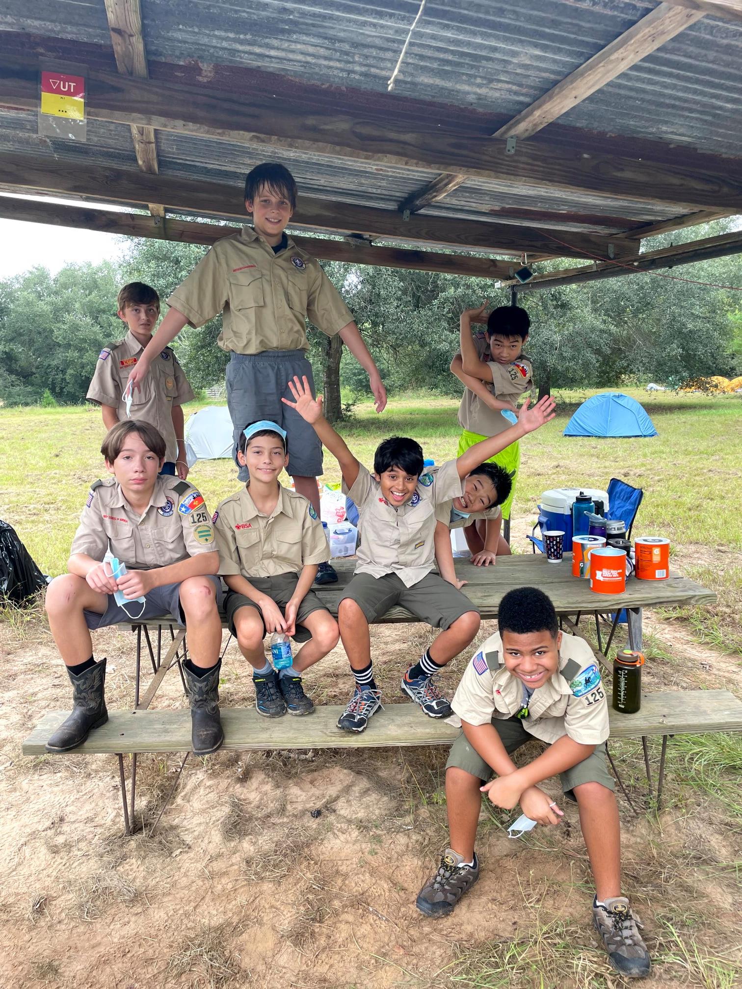 October 2021 Webelos Woods BSA Troop 125